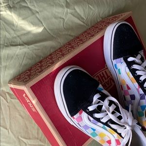 rainbow vans